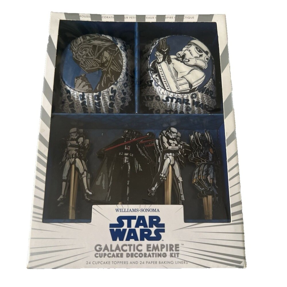 NEW Star Wars Galactic Empire × Williams Sonoma 24 Cupcake Decorating Kit